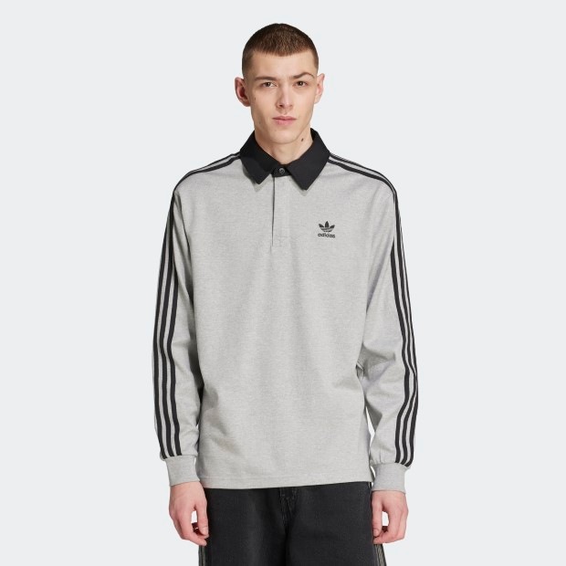 アディカラーラグビーポロシャツ　ミディアムグレーヘザー　|シャツ・インナー|アパレル