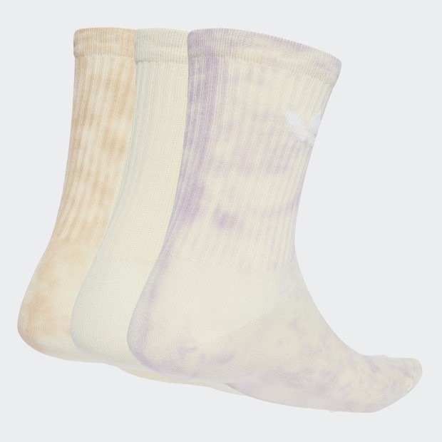 タイダイクルーソックス 3足組  マルチカラー