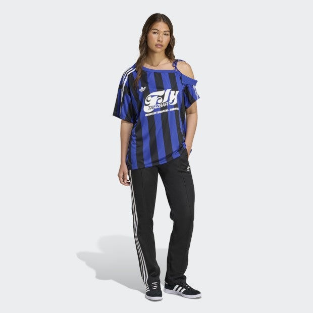 adidas☆アディダス オフショルダー ジャージー レディース オフショルダージャージー セミルシッドブルー