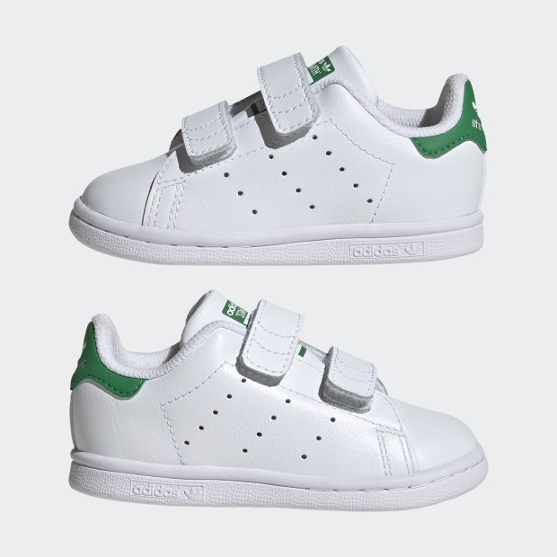 ジュニア スタンスミス コンフォートクロージャー STAN SMITH COMFORT CLOSURE nqy11　フットウェアホワイト×グリーン　