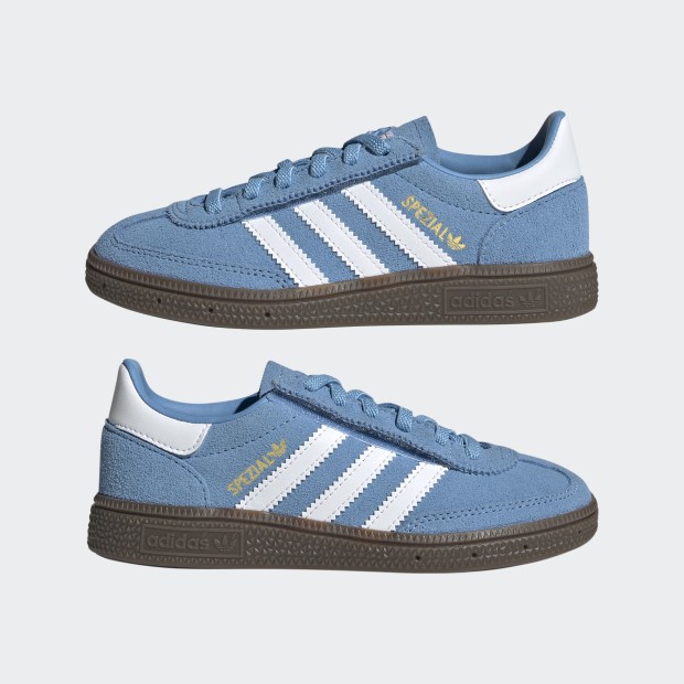 ジュニア ハンドボール スペツィアル コンフォートクロージャー 伸縮シューレース HANDBALL SPEZIAL COMFORT CLOSURE ELASTIC LACE ooo32　ライトブルー×