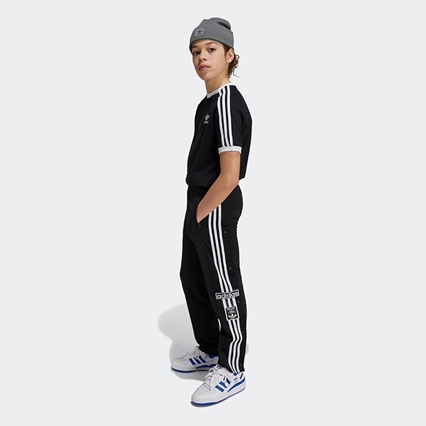 adidas ストライプ Tシャツ XS アディダス スリーストライプス半袖Tシャツ - イエロー