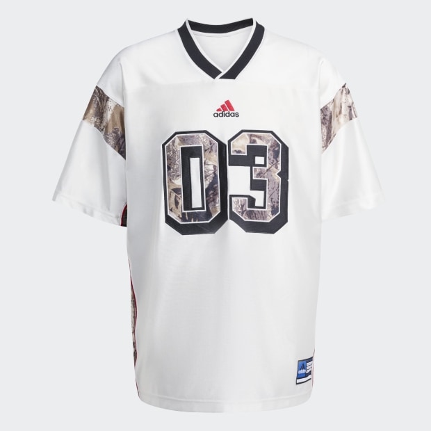 ADIDAS ORIGINALS 迷彩サッカー ジャージー コアホワイト ｜アパレル