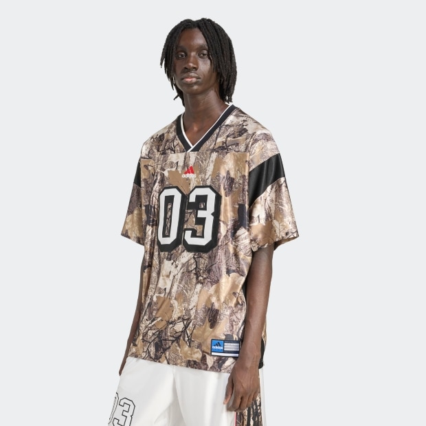 ADIDAS ORIGINALS カモフラージュ柄 サッカー ジャージー　マルチカラー　