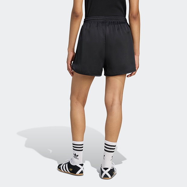 レディース ADIDAS ORIGINALS サテン ショーツ ラッフル スリー