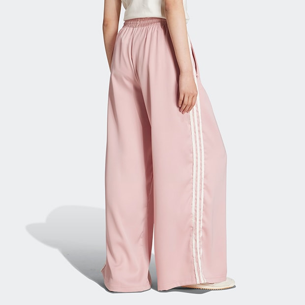 レディース サテン ワイドレッグ パンツ 全3色 vi-1716 レディース ADIDAS ORIGINALS サテン ワイドレッグパンツ