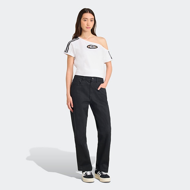 【関税・送料込み】adidas キャンパス2000 オフショルダーティー レディース アディダス オリジナルス キャンパス 2000