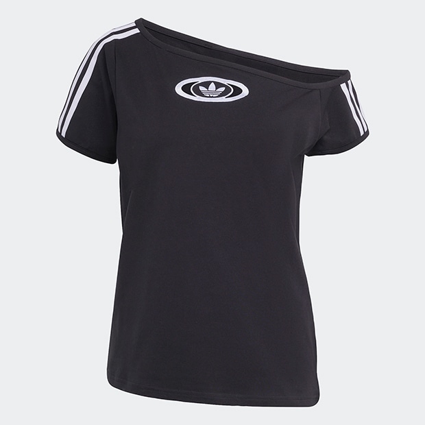 新品S⭐️adidas オフショルダー Tシャツ キャンパス 2000 ブラック 2624639691.jpg?1751598504