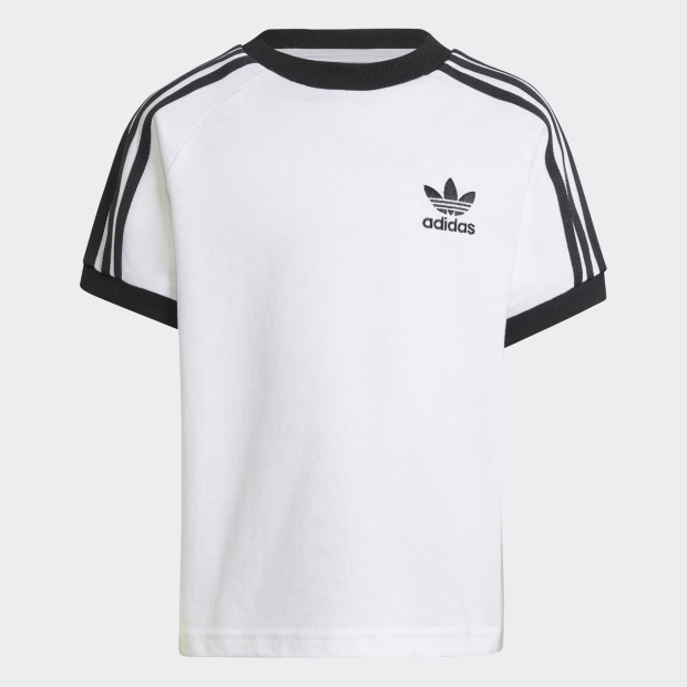 ジュニア キッズ アディカラー トレフォイル 半袖Tシャツ　ホワイト　