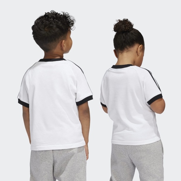 ジュニア キッズ アディカラー トレフォイル 半袖Tシャツ ホワイト