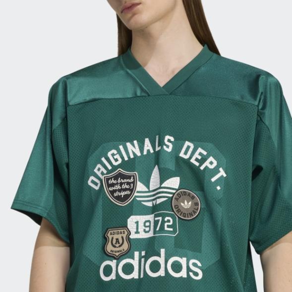 ADIDAS ORIGINALS デプト グラフィック メッシュ ジャージ グリーン