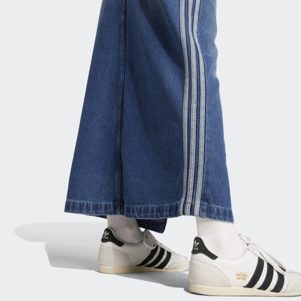 【関税・送料込み】adidas アディカラー デニムペンシルスカート アディカラー スリーストライプス デニム ペンシルスカート