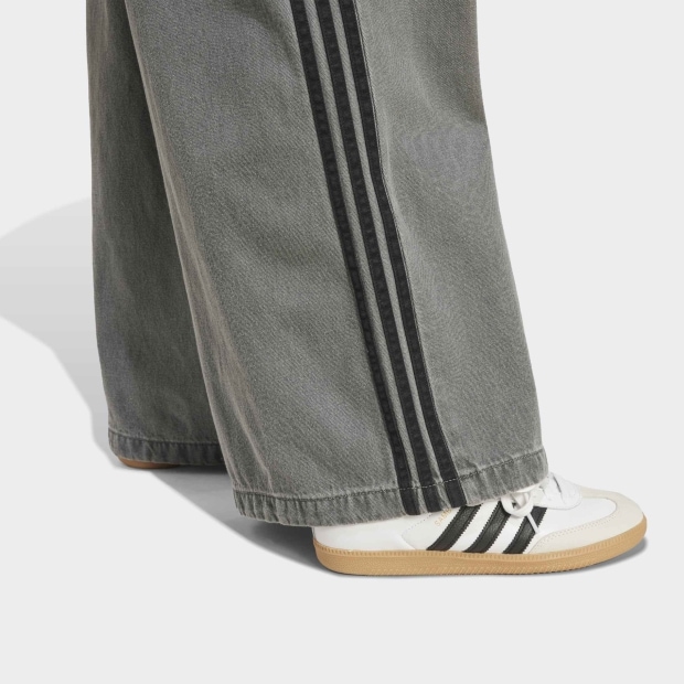 レディース アディカラー デニム ADILENIUM パンツ ウォッシュドグレー