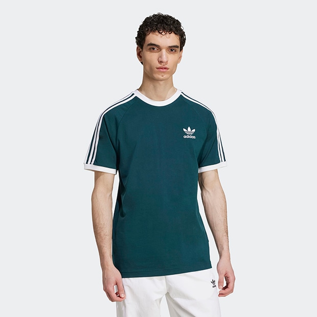 00s adidas ストライプ ノースリーブ チビt マルチカラー バレエコア 80s USA製 adidasアディダス トレフォイル ビッグロゴ