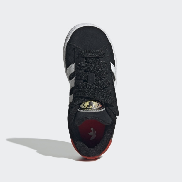 ジュニア キッズ アディダス ディズニー ミッキーマウス キャンパス 00S LEDライト コンフォートクロージャー 伸縮シューレース opg84 コアブラック×クラウドホワイト