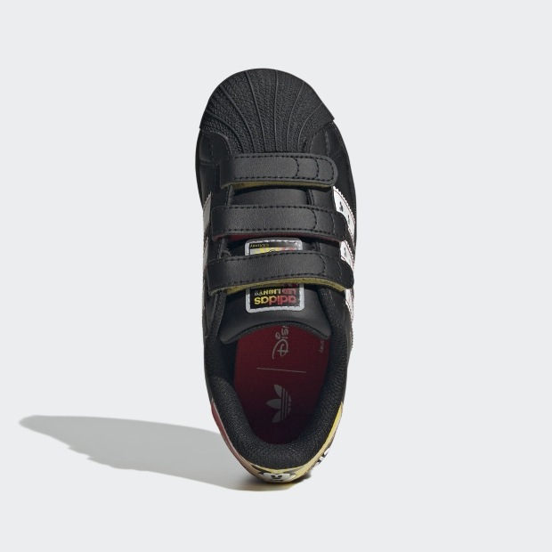 ジュニア キッズ アディダス ディズニー SST LEDライト コンフォートクロージャー oph12　コアブラック×クラウドホワイト　