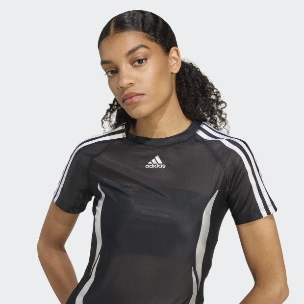 ADILENIUM シーズン 4 チームガイスト タイト シアー Tシャツ　ブラック　