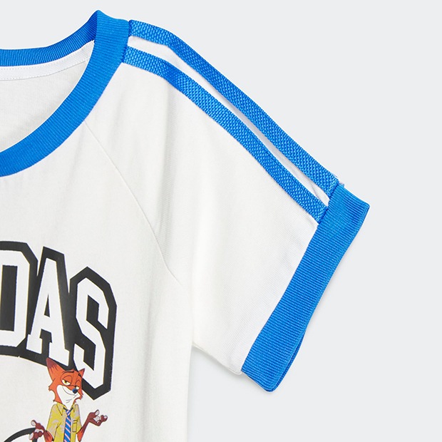 ジュニア ベビー ディズニー ショーツ・半袖Tシャツセット　ホワイト　