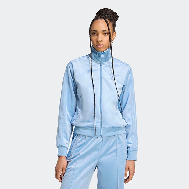 【adidas 】 スタジャン ma-1 ✳︎超美品✳︎ 海外限定 ☆チャイナトラックトップ☆ adidas DENIM TRACK TOP