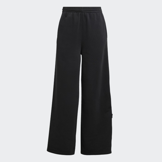 adidas ブラック ワイドパンツ J/S アディダス オリジナルス アディカラー サテン ワイドレッグ トラック