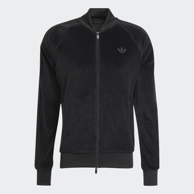 アディカラー SST ベロア トラックトップ ブラック ｜アパレル