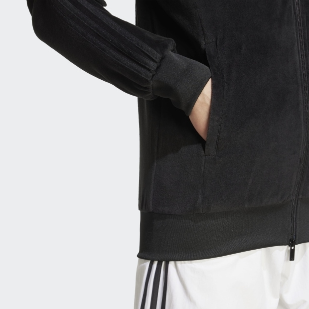 アディカラー SST ベロア トラックトップ ブラック ｜アパレル