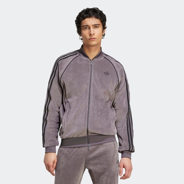 adidas アディダス ベロア トラックジャケット 2XS ライトグレー 長袖 楽天市場】 【公式】アディダス adidas 返品可 ライフスタイル