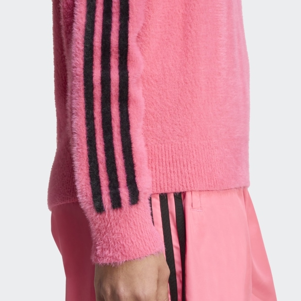 レディース アディカラー ホリデー ニット セーター ルシッドピンク