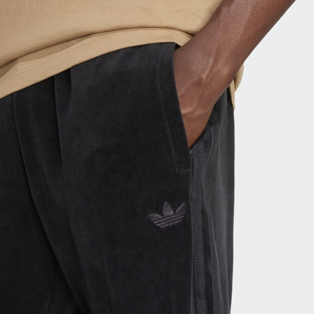 アディカラー SST ベロア トラックパンツ ブラック ｜アパレル,パンツ