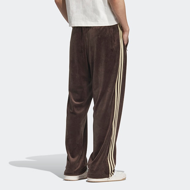 【美品】adidas ベロア　トラックパンツ　ジャージ　パンツ　ブラウン adidas FIREBIRD VELOUR TRACK PANTS ダークブラウン（アディダス
