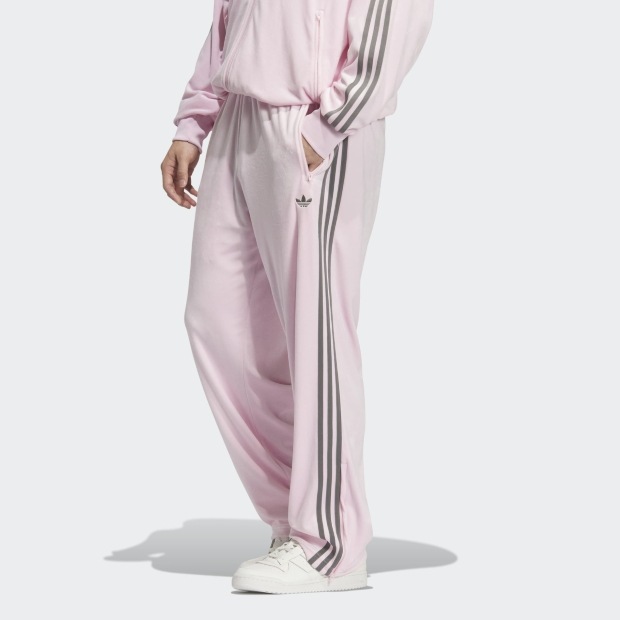 アディカラー FB TP ベロア トラックパンツ　クリアピンク　