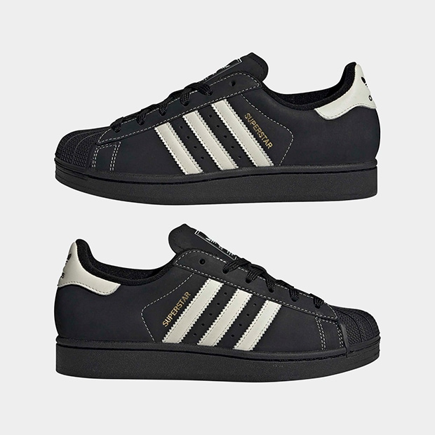 レディース スーパースター SUPERSTAR omq30　コアブラック×オフホワイト　