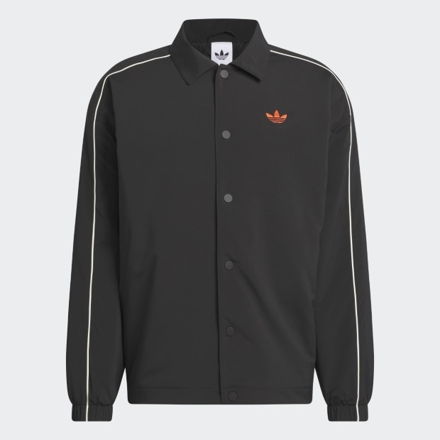 ADIDAS ORIGINALS コーチジャケット ブラック×アイボリー ｜アパレル