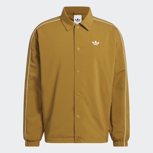 ADIDAS ORIGINALS コーチジャケット ブロンズストラータ×アイボリー