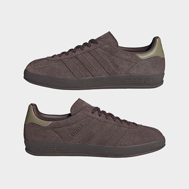 ガゼル インドア GAZELLE INDOOR omv64　ダークブラウン×オービットグリーン　