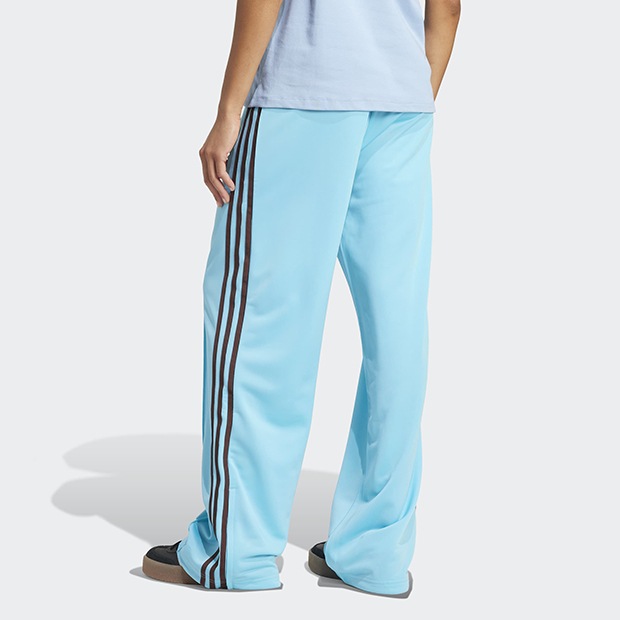 レディース アディカラー クラシック ファイヤーバード ルーズトラックパンツ ブルーグロー