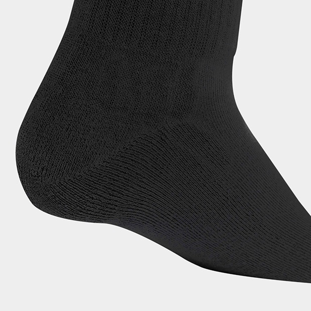 アディカラー ミッドアンクルソックス 3足組　ブラック　