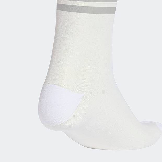 シアー ハイ クルーソックス 2足組　ホワイト×ブラック　