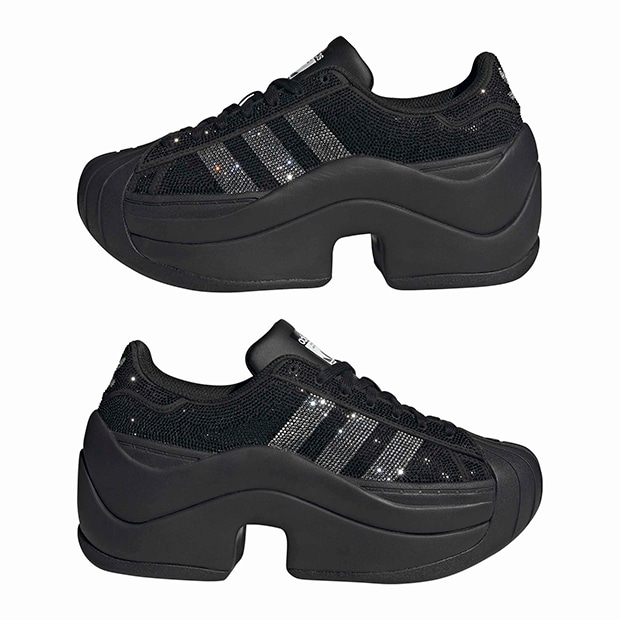 レディース スーパースター ボールド SUPERSTAR BOLD onk23　コアブラック×シルバーメタリック　