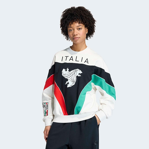レディース ITALIA COPPA DEL MUNDO CREW　クラウドホワイト　