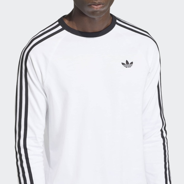 メンズ アディカラー スリーストライプス ロングスリーブ Tシャツ