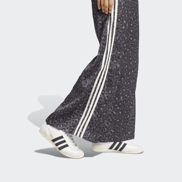 レディース ADIDAS ORIGINALSワイドレッグ サテン パンツ マルチカラー