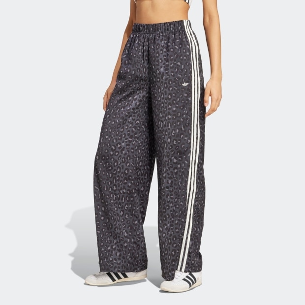 レディース ADIDAS ORIGINALSワイドレッグ サテン パンツ マルチカラー