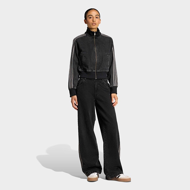 レディース アディカラー デニム ファイヤーバード トラックトップ