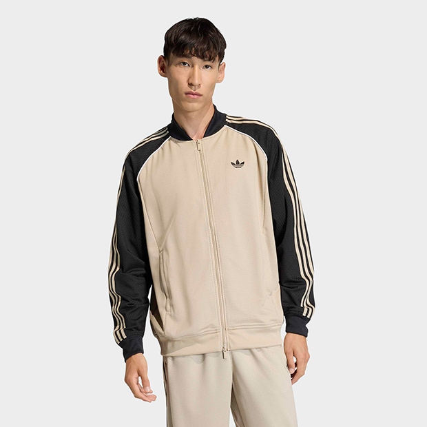 新品 SST LOOSE MESH TRACK TOP カーキ 藤井風 XL adidas（アディダス） adidas originals トラックトップ M SST LOOSE