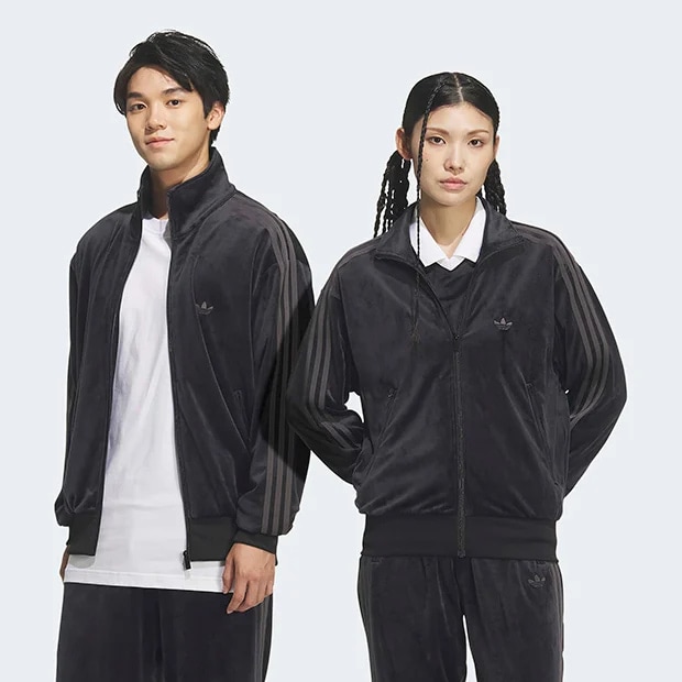 ユニセックス アディカラー FB TT ベロア トラックトップ（ジャージ