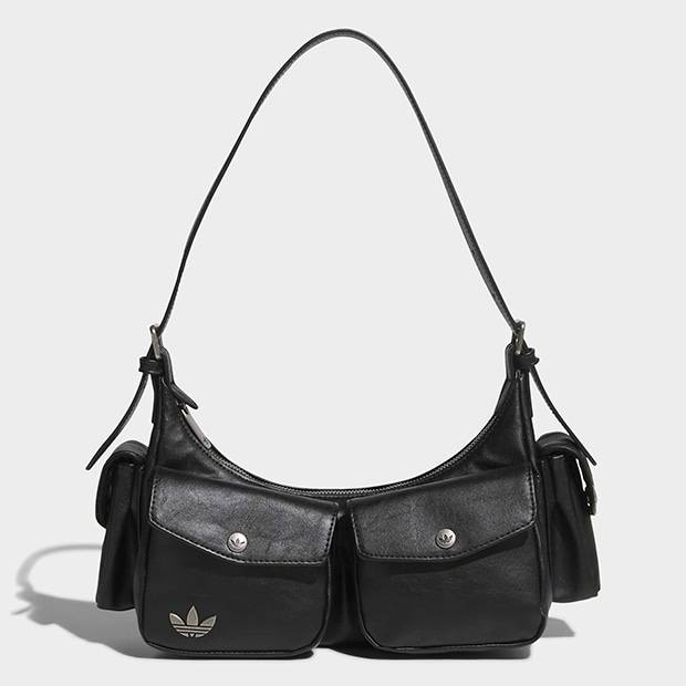 レディース クラシック スポーツ ショルダーバッグ　ブラック　