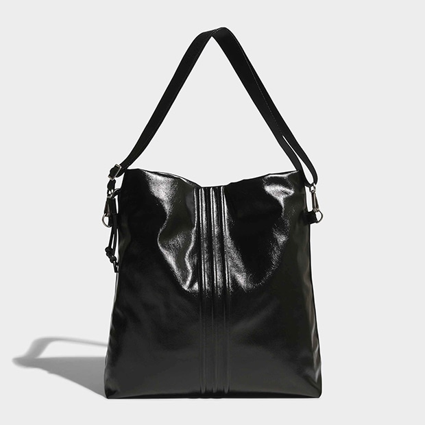 ファッション ストリート ショルダーバッグ（L） ブラック ｜すべての