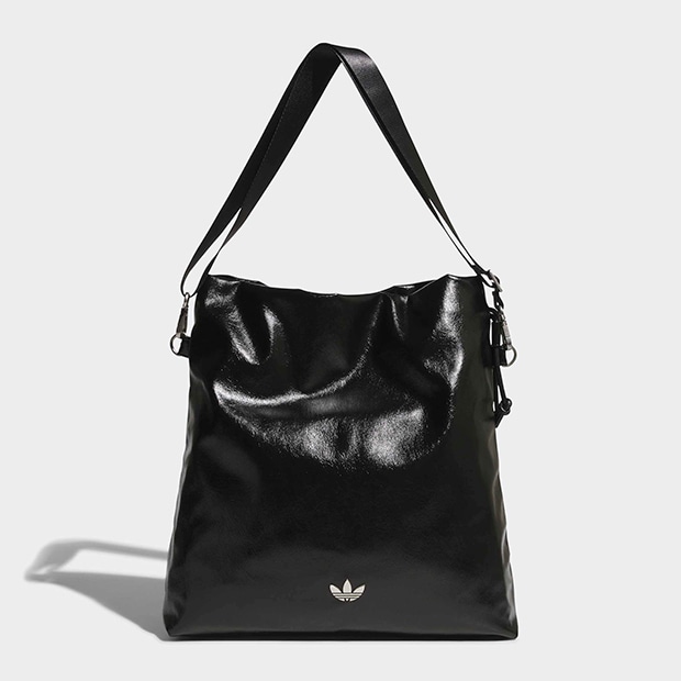 ファッション ストリート ショルダーバッグ（L）　ブラック　