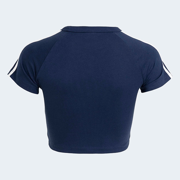 レディース アディカラー SST 半袖 ベビーTシャツ　ナイトインディゴ　